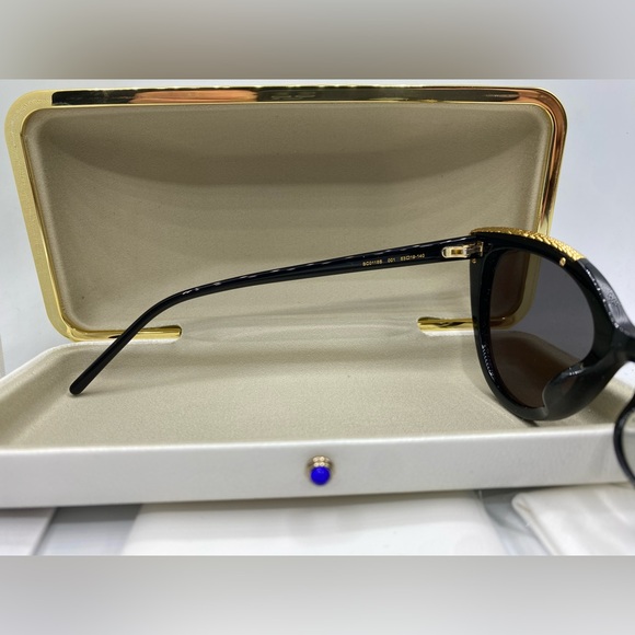 🏆Boucheron 18K GP BC0016S 001.‼️Size 53–19-140‼️Cat Eye made in Italy 🇮🇹🏆 - Picture 10 of 16